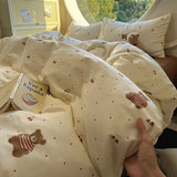 SHOPMOCHO Floral Style Duvet Cover Soft Quilt Cover Single/Double/Queen Size Comforter Covers Girls Room Bedding (Pillowcase Need Order)