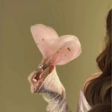 Shopmocho High-Grade Retro Simple Mesh Butterfly Hair Clip For Women
