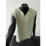 SHOPMOCHO Sleeveless Shirt men Breathable Summer Gym Wear Casual Streetwear Lightweight Soft Comfortable Workout Top Athletic Apparel