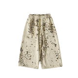 SHOPMOCHO 6410 Children Pants Summer Autumn New Boy's Pants Leopard-print Casual Trousers Loose Girl's Wide-leg Pants