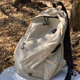 Shopmocho Winnowx Uni Perro Large Capacity City Outdoor Commuting Backpack Lightweight Simple Parent-child Style Dual Shoulder Bag