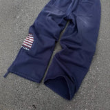 SHOPMOCHO Y2k Clothes Vintage Wash USA Flag Print Wide Leg Sweatpants Men Casual Streetwear Pants Ropa De Hombre Штаны Baggy Sweatpants