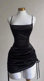 Shopmocho 2025 Europe and the United States explosive new cross-border dress summer high sense lace-up sexy halter spice bag hip skirt