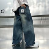SHOPMOCHO Spring Autumn Kids Casual Jeans for Big Boy Child Fashion Vintage Trousers Cotton Sweatpants Teenage Baby Boys Clothes Jeans