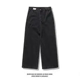 SHOPMOCHO 2025 New American Trend Retro Hip-hop Embroidery Pattern Baggy Jeans For Men And Women Y2K Harajuku Gothic Wide Pants Streetwear