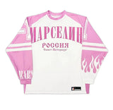 SHOPMOCHOY2K American марселин Jersey Long Sleeved T Shirt Men Women Street Wear Casual Baseball Jacket Harajuku Retro Loose Sports Shirt