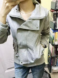 SHOPMOCHO American Hot Girl Subculture Retro Gray Sweatshirt Fashion Vintage Hooded Sweatshirt 2026 Spring And Autumn Women's Jackets