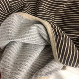 SHOPMOCHO Boys Sweaters Tees Spring Long Sleeve Korean Loose Striped Tops Children's T-shirts All-match Bottoming Girl Shirts