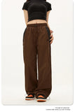Shopmocho Y2K Vintage Fashion Loose Pant 2025 Casual Street Hip Hop Baggy Pants High Waist Wide Leg Trousers Solid Joggers Women Clothes