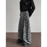 Shopmocho 2025 Spring NEW men pants Pattern Baggy Casual Sweatpants Hip Hop gothic men women wide leg trousers streetwear Fashion trend