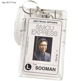 Shopmocho Ins Photocard Holder Idol Photo Protector Photo Binder Idol Photo Sleeves Holder Pearl Keychain Student Stationery Supplies