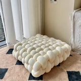 SHOPMOCHO Square Knot Stuffed Cushion Nordic Aesthetic Pillow Decorative Plush Pillow Office Sleeping Floor Windowsill Back Cushion Decor