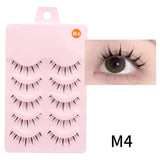 Shopmocho New Manga Lashes Soft Natural Eyelashes Thick False Eyelashes Manga Eyelashes Daily Dating Makeup Eyelashes Lashes Wispy