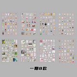 Shopmocho 6pcs/10pcs Set Y2K Random Cute Glitter Laser Sticker for Phone Camera Luggage Journal Sticker Kawaii Decoration Sticker Gift