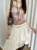Shopmocho Bohemian Ethnic Hand-Woven Waist Rope For Women Minority Design Sense Bead Belt With Skirt Jeans Belt