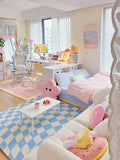 SHOPMOCHO Cute Shaped Flower Bedroom Bedside Mat Home Girly Living Room Coffee Table Rugs Cloakroom Leisure Area Carpets Ковер Tapis 러그