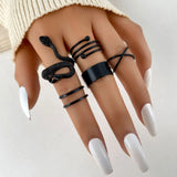 Shopmocho The Tide Cool Ring Set Female Korean Ring Ring Net Red Jewelry Not Fade Color Ring Cold Wind Hip Hop Index Finger Ring