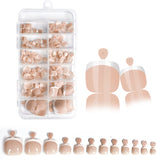 Shopmocho 120pcs/Box 9 Styles French Fake Press On Toenails Short Square Nude Pink French Glossy False Toe Nail Full Cover Summer Toe Tips