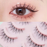 Shopmocho New Manga Lashes Soft Natural Eyelashes Thick False Eyelashes Manga Eyelashes Daily Dating Makeup Eyelashes Lashes Wispy