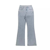 SHOPMOCHO Women Jeans Boot Cut Y2k Jeans Wide Leg Denim Pants Distressed Washed Full Ankle Length Pockets Zipper Fly High Waist Club 2026