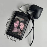 SHOPMOCHO Binder Photocard Holder Cute Keychain Photo Card Case Idol Cards Collect Book Picture Frame Photocard Kpop Stuff 포카 바인더