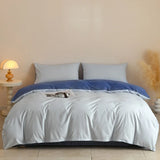 SHOPMOCHO 3pcs 100% Egyptian Cotton Duvet Cover Set 1pc Duvet Cover and 2pcs Pillowcases 150*200/220*220cm Single/double Queen King Size