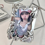 Shopmocho Electroplating Card Storage Cover Kpop Star Card Storage Personalized Fashion Accessories Decoration Office Study Supplies