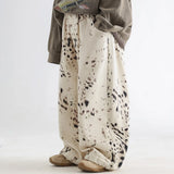 SHOPMOCHO 6410 Children Pants Summer Autumn New Boy's Pants Leopard-print Casual Trousers Loose Girl's Wide-leg Pants