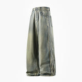 SHOPMOCHO Man Pants Jeans Baggy Jeans Loose Fit Straight Leg High Street Casual Trousers For Men Spring Autumn Trendy Wide Leg