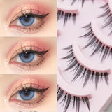 Shopmocho New Manga Lashes Soft Natural Eyelashes Thick False Eyelashes Manga Eyelashes Daily Dating Makeup Eyelashes Lashes Wispy