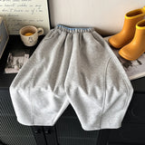 SHOPMOCHO Spring Casual Children Pants Girls Elastic Waist Loose Fit Sweatpants Soft Kids Boys Sport Trousers