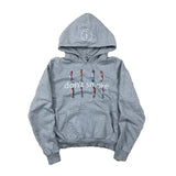 SHOPMOCHO Y2K Gray Sports Hoodie Retro Smoke Print Sweater Men Women New Fashion Vintage Classic Hip Hop Streetwear Clothing Loose Jacket