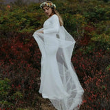 SHOPMOCHO Elegant Beaded Pearl Bridal Cape Veil Off Shoulder Bolero Shawl Wedding Jacket for Women Bride Accessories GP41