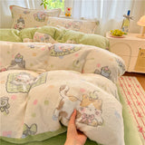 Shopmocho 1pc Super Warm Quilt Cover for Winter Thick Soft Flannel Coral Fleece Duvet Cover 220x240cm Queen Bed Cover (without pillowcase)
