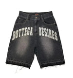 SHOPMOCHO Embroidered Shorts Y2K Streetwear Man Woman Clothing Harajuku Hip Hop Baggy Denim Gym Shorts Gothic Summer Basketball Shorts