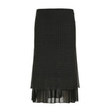Shopmocho Fashion Polka Dot Prints Straight Skirts Women Spring Summer New Fabric Causal All-Match Long Skirts