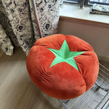 SHOPMOCHO ins cute soft cute mushroom tomato futon cushion bed cushion doll throw pillow lazy living room sofa pillow