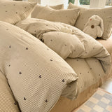 Shopmocho Floral Style Quilt Cover and Pillowcase Adults Kids Room Bedding Soft Blanket Cover Printed Duvets Cover Set housse de couette