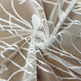 SHOPMOCHO 1pc Lace Bird Short Curtians for Kitchen Cafe Study Room Spring Pastoral Half Sheer Small Window Valance Drapes