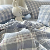 SHOPMOCHO Classic Duvet Cover Set with Pillowcases Flat Sheet Nordic Style No Comforter 2025 New Bedding Kit Double Twin Size Bed Linens