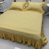 SHOPMOCHO Classic Plaid Pillowcase Cotton Japanese Simple Four-season One Pair Pillow Covers Decorative Bedding Textile Pillow Protector