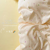 SHOPMOCHO Ins Girls Strawberry Bedding Sets 2025 New Queen Size Bed Sheet Set Duvet Cover Set With Pillowcase No Filling