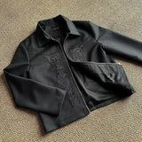 SHOPMOCHO Streetwear New Fashion Oversized Pattern Embroidered Baggy Jacket Men And Women Y2K Gothic Hip Hop Popular Couple Windbreaker