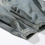SHOPMOCHO Spring Men Streetwear Denim Pants Men Harajuku Washed Baggy Jeans Men Y2K Fashion Punk Casual High Waist Wide Leg Pants