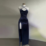 SHOPMOCHO-2025 European and American hot new dress summer high-end Y2K sexy suspender spicy girl dress long skirt