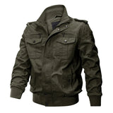 SHOPMOCHO New Workwear Pilot Spring Autumn Coats Men's Jackets Military Tactical Multi Pocket Tops Men's Clothing