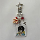 Shopmocho handmade L Lawliet cake Keychain bag Charms Aesthetic