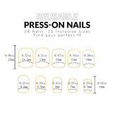 Shopmocho Simple wine red French false nails, European and American light luxury style ins nail enhancement, detachable nail patches