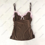 Shopmocho Fashion Y2k Tank Top Harajuku Solid color Sexy Punk Crop top Streetwear Rock Goth Vest Unique Hiphop Sleeveless Top Retro Casual