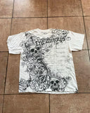 SHOPMOCHOAmerican New Retro Trend Printed Long Sleeve 90s Street Hip-Hop Harajuku T-shirt Men Fashion Gothic Casual Pure Cotton Loose Top
